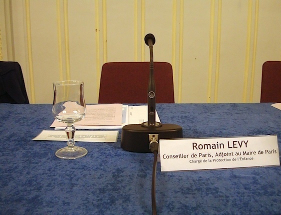 Romain Levy, un nouveau papa au conseil du 6e arrondissement.