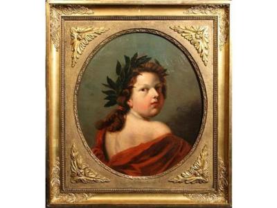 Portrait présumé de Louis XVI enfant Ecole française du XIXe siècle - Huile sur Toile 48 x 55 cm présentée aux enchères le 9 décembre 2012 aux Andelys - Crédit : Etude Cousin - Estimation 1 500 €. Portrait présumé de Louis XVI enfant Ecole française du XIXe siècle - Huile sur Toile 48 x 55 cm présentée aux enchères le 9 décembre 2012 aux Andelys - Crédit : Etude Cousin - Estimation 1 500 €.