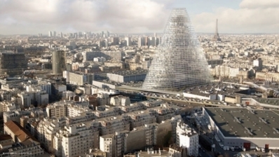La future Tour Triangle dont la construction est prévue en 2017 - Crédit photo : Mairie de Paris.