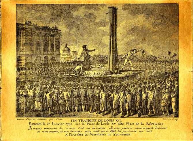 Il y a 225 ans, le 21 janvier 1793, le Roi Louis XVI, le citoyen Louis Capet, était exécuté sur la Place de Louis XV dite Place de la Révolution, actuellement Place de la Concorde.