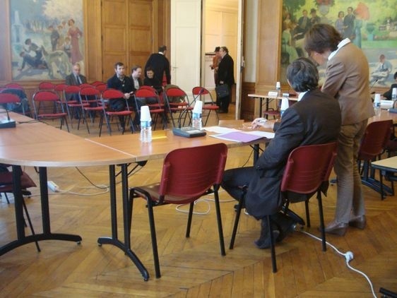Salle du conseil du 5e arrondissement. Salle du conseil du 5e arrondissement.