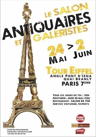 24 mai - 2 juin 2013 : Salon Antiquaires et Galeristes - Tour Eiffel