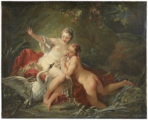 François Boucher (1703-1770), Léda et le Cygne, 1742, oil on canvas, Stockholm, National Museum©National Museum, Stockholm