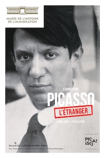 Poster of the exhibition Picasso L'Etranger