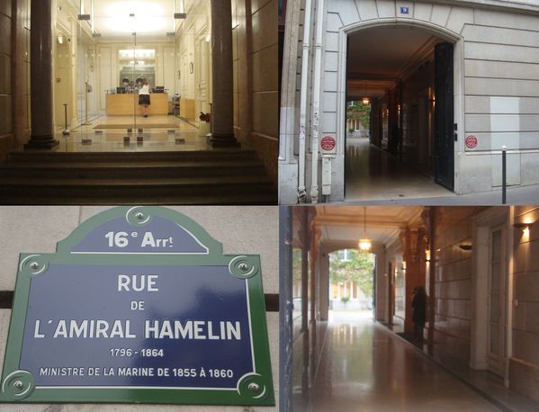 16e arrondissement : faits divers à la MAF rue de l'Amiral Hamelin.