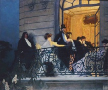 The Balcony, ca 1905, painting by René-Xavier Prinet©Musée des Beaux Arts, Caen © Patricia Touzard The Balcony, ca 1905, painting by René-Xavier Prinet©Musée des Beaux Arts, Caen © Patricia Touzard