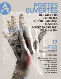 Portes ouvertes des Ateliers du Père Lachaise Associés - décembre 2021 Portes ouvertes des Ateliers du Père Lachaise Associés - décembre 2021