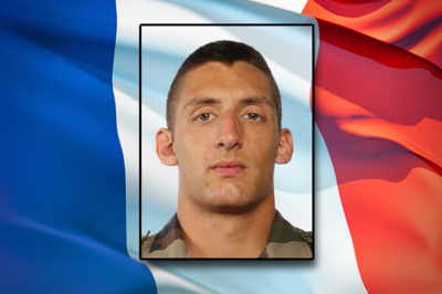 Opération SANGARIS - Décès du soldat de première classe Antoine LE QUINIO, 22 ans - Crédit : Sirpa Terre.