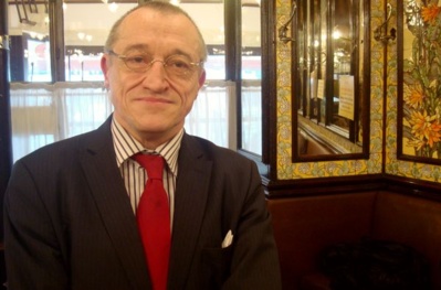 Paul Marie Couteaux à la Brasserie Lipp à Saint-Germain-des-Prés - Photo : VD.