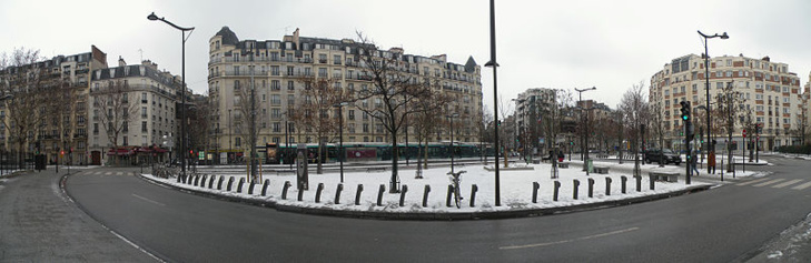 Photo panoramique de la Porte de Châtillon à Paris © Pymouss sous licence Creative Commons