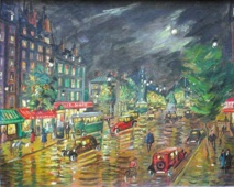 Boulevard à Paris, lot n°60 Korovine, Etude JP Besch. Boulevard à Paris, lot n°60 Korovine, Etude JP Besch.