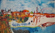 Vernissage exposition des oeuvres de l'artiste peintre Jérôme Pezzillo