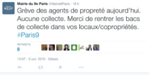 La mairie du 9e arrondissement communique sur la grève des agents de propreté La mairie du 9e arrondissement communique sur la grève des agents de propreté