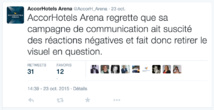 @AccorH_Arena sur Twitter © capture d'écran. @AccorH_Arena sur Twitter © capture d'écran.