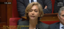Valérie Pécresse pose une question au gouvernement sur l'un de ses thèmes de campagne aux régionales © capture d'écran Assemblée nationale. Valérie Pécresse pose une question au gouvernement sur l'un de ses thèmes de campagne aux régionales © capture d'écran Assemblée nationale.
