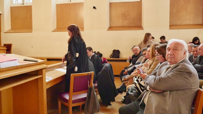 Marcel Campion dans la salle d'audience au tribunal adminstratif © VD / PT