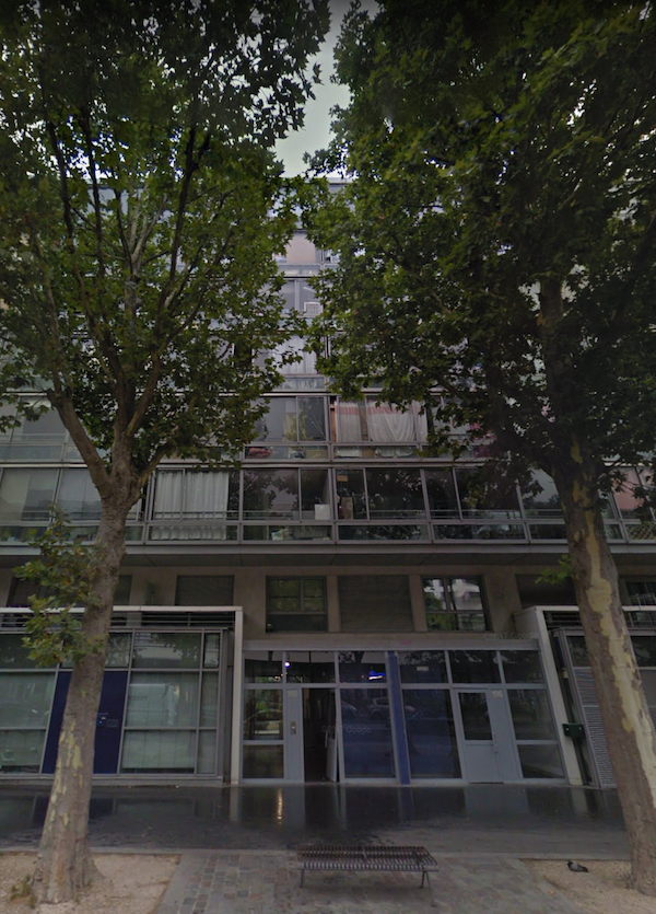 L'immeuble du 196 boulevard Macdonald 75019 Paris © Google Maps / Google Earth.