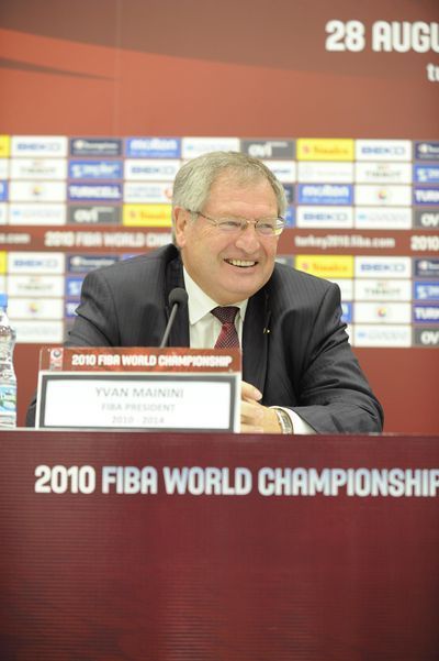 (c) JF Molliere / FFBB : Yvan Mainini, nouveau président de la FIBA