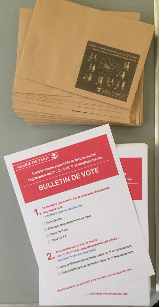 Bulletin de vote consultatif © VD/PT.