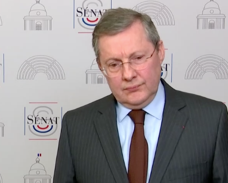 Philippe Bas président de la Commission des Lois au Sénat © capture d'écran Public Sénat.