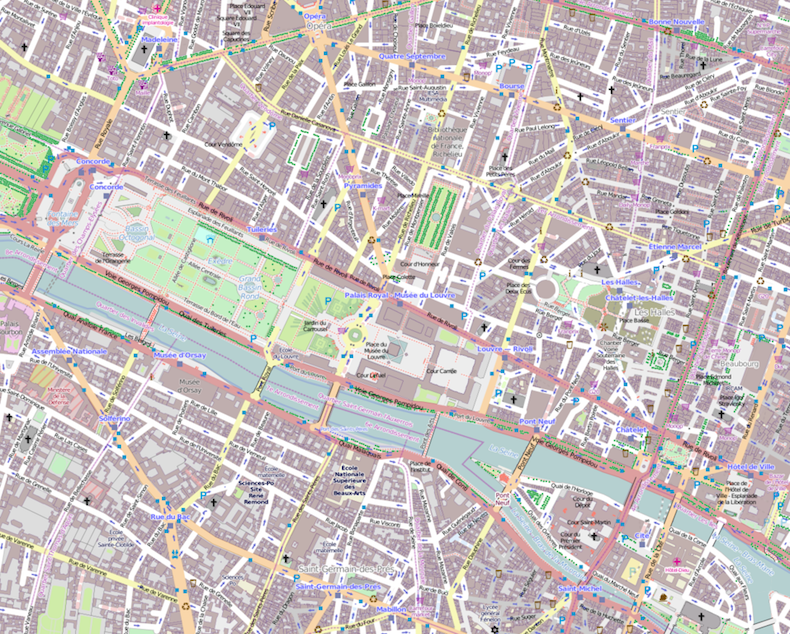 1er arrondissement de Paris ©  OpenStreetMap
