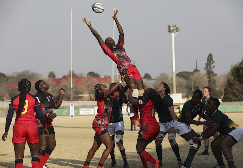 Rugby World Cup African Qualifiers - South Africa defeated Uganda on Friday 9th of August in Johannesburg during the 2019 Rugby Africa Gold Cup © Rugby Africa