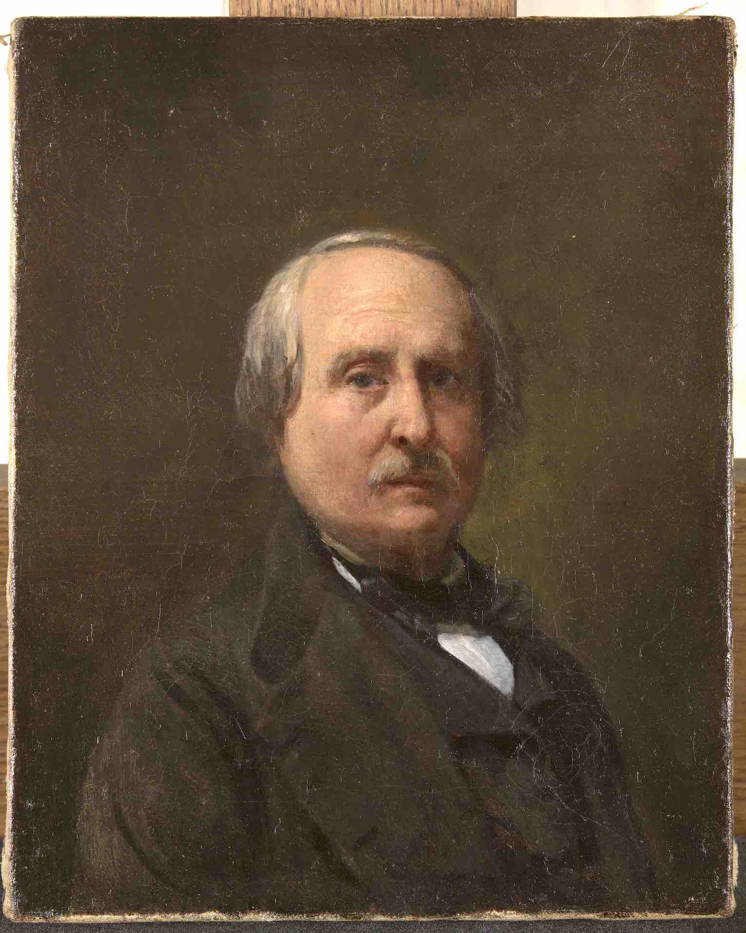 Biard, Autoportrait, 1870-1875, oil painting©Chateau de Versailles, RMN-Grand Palais, Christophe Fouin