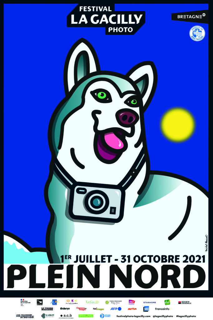Poster of Photo Festival La Gacilly, 2021©photo festival La Gacilly, creation atelier Michel Bouvet