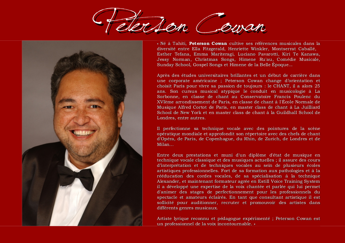 Peterson Cowan - Crédit : CLA.