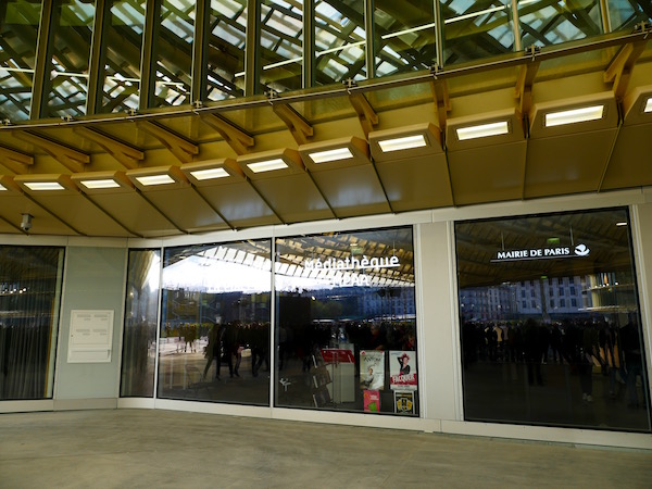 Médiathèque inaugurée le 5 avril 2016 au Forum des Halles © Paris Tribune.