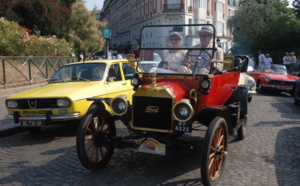 Traversée de voitures anciennes d'Antony à Meudon en passant par Paris