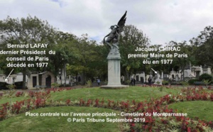 Jacques Chirac enterré à proximité du dernier président du conseil de Paris