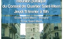 Conseil de quartier Saint-Merri à 19h