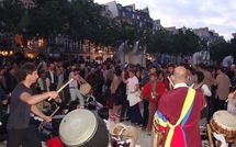 La fête de la musique dans le quartier de Beaubourg