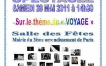 Après-midi  musical  -salle des fêtes - Mairie du 3ème - à14h30 - Sur le thème du voyage