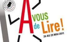Du 26 au 29 mai 2011 : à vous de lire