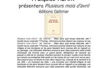 8 novembre 2011 : mardi littéraire avec Françoise Henry