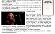 6 décembre 2011 : Juan Rossi fait son mardi littéraire en musique