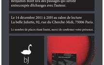 14 décembre 2011 : rencontre littéraire avec Alain Berenboom à la Belle Juliette