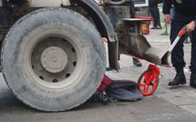 Accident : camion bétonnière contre poussette