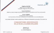 10 novembre 2012 : Table ronde autour du 50e anniversaire de la fin de la guerre d'Algérie