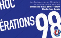 Un avant-goût de l'UEFA Euro 2016 : la ville de Paris offre des places gratuites pour le match de gala « Génération 98 »
