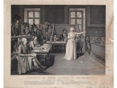 Lot n°33 Jugement de Marie-Antoinette par le Tribunal Révolutionnaire par Bouillon et Casenave 1794 (c) vente aux enchères de l’étude parisienne Coutau-Bégarie 17 octobre 2012 à l'Hôtel Drouot
