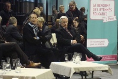 1ère réunion publique à Paris sur la réforme des rythmes scolaires dans le XIXe arrondissement