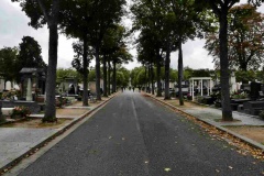 Allée centrale cimetière du Montparnasse