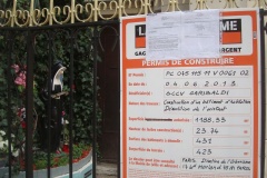 "Démolition de l'existant" Eglise Sainte Rita 27 rue François Bonvin 75015 Paris