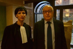 Maître Khadija Aoudia et Abdallah Zekri © VD