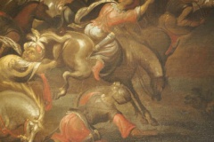 Lot 18 - Ecole flamande du XVIIe siècle - Bataille de cavalerie - détail 3 © Etude SADDE Commissaires Priseurs à Dijon