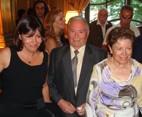 Anne Hidalgo et ses parents
