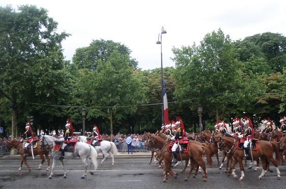 Garde défilé 14 juillet 2010